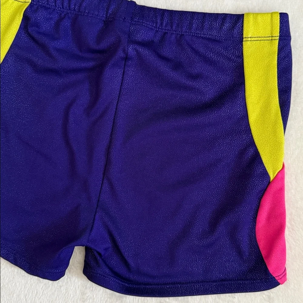 {Danskin} Freestyle | Shimmer Gymnastics Leo Shorts Bright Pink (L 10/12)